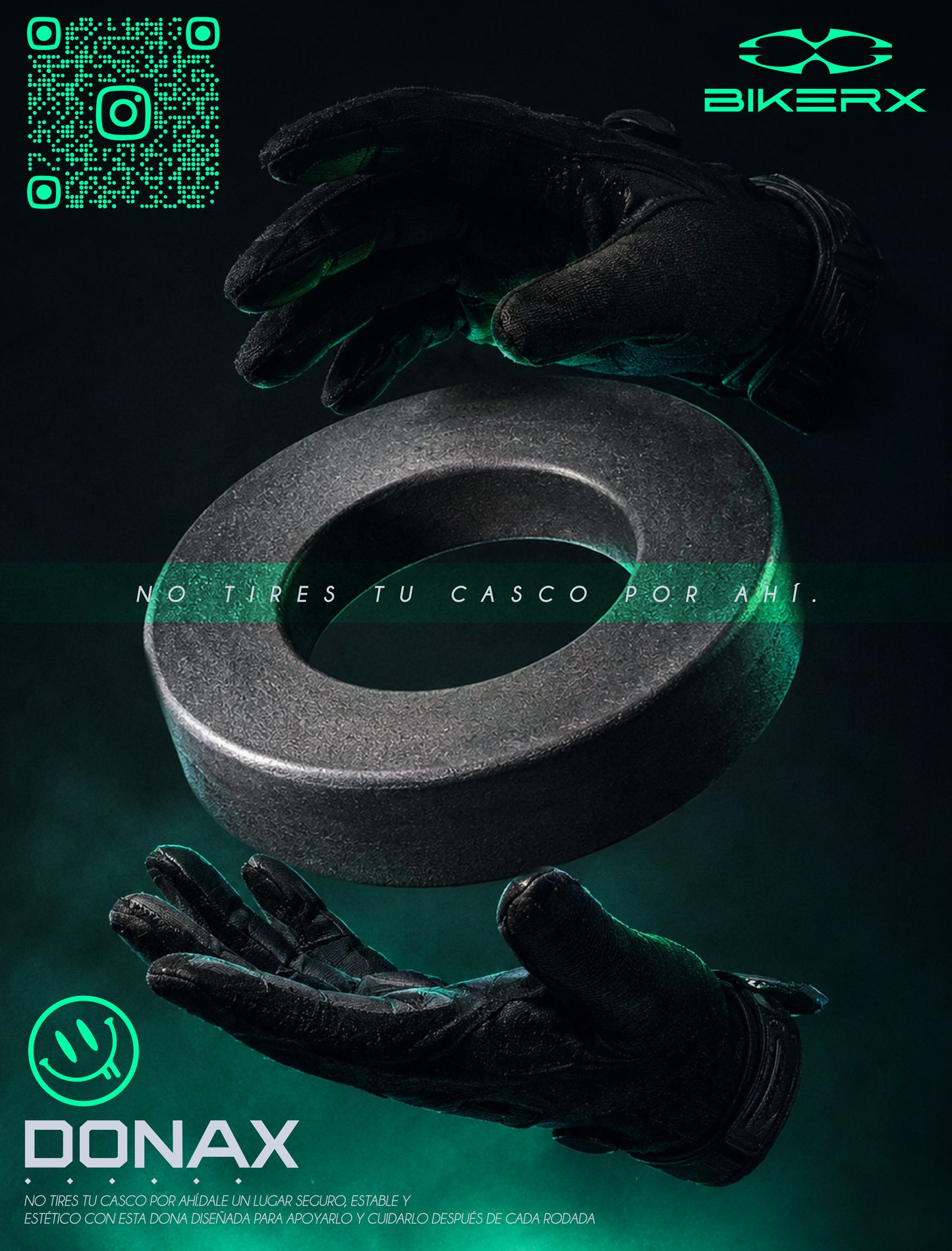 DONAX - Base para Casco de Moto